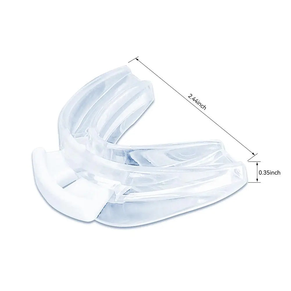 Anit-Snore Mouthpiece Soft Silicone Portable anti Snore Device That Work Sleep Stop Apnea Mouth Guard Stopper for Men Women