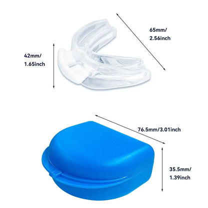 Anit-Snore Mouthpiece Soft Silicone Portable anti Snore Device That Work Sleep Stop Apnea Mouth Guard Stopper for Men Women
