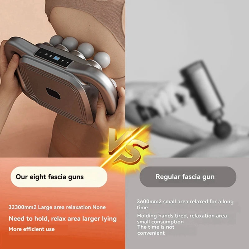 Massager with Strong Power and LCD Screen, Multi-Gear Adjustment