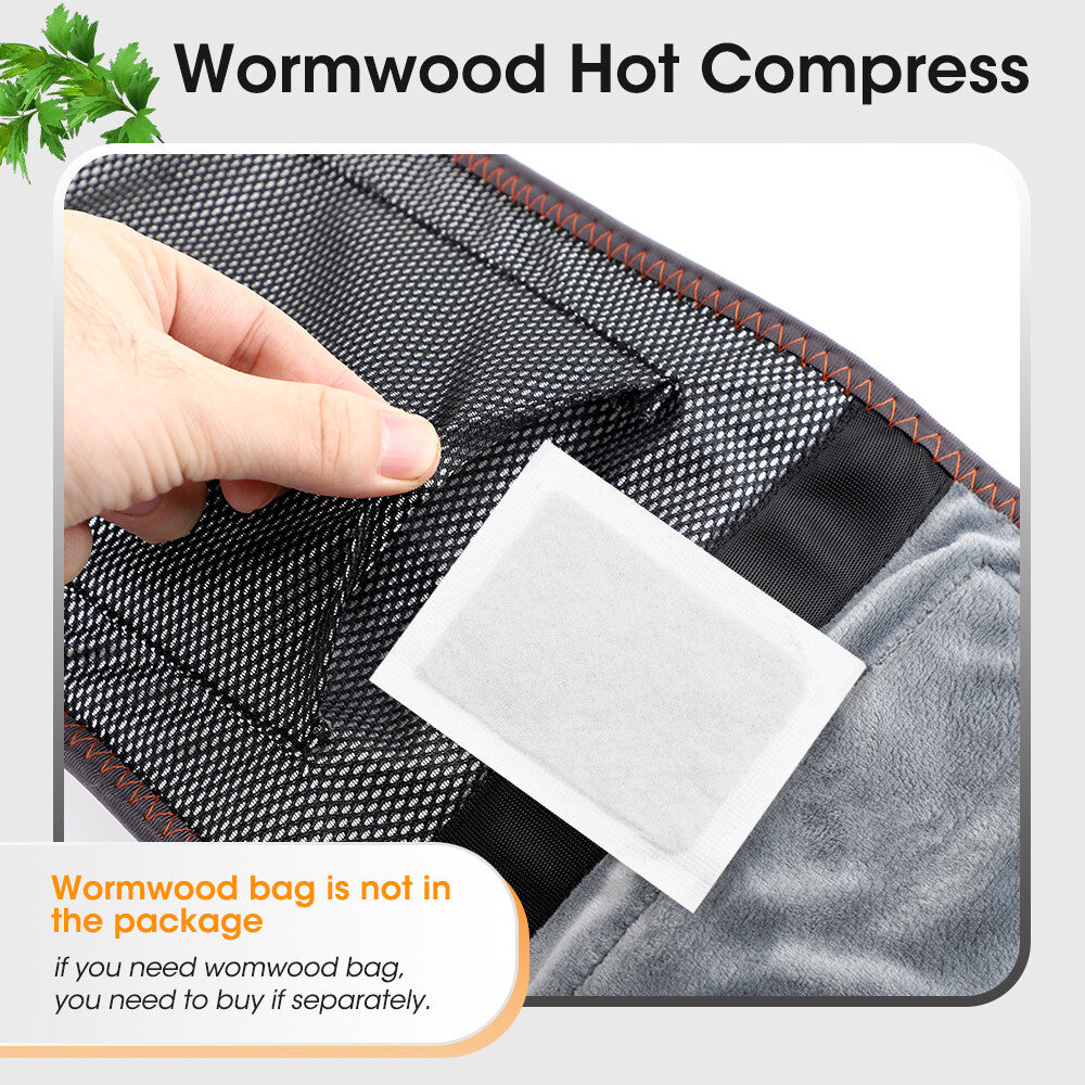 Red Light Therapy Massage Belt with Vibration for Lower Back Pain Relief